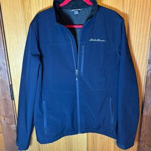 Eddie Bauer Blue Softshell Jacket Mens size M